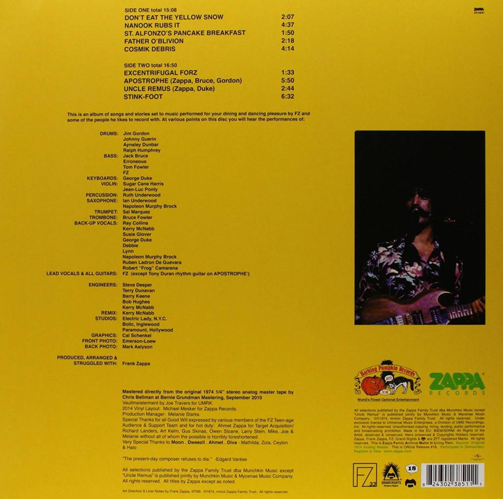 Frank Zappa - Apostrophe