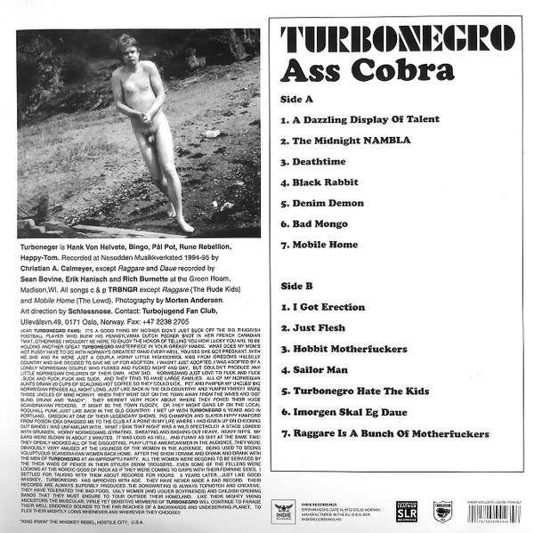 Turbonegro ‎– Ass Cobra (Yellow Vinyl)