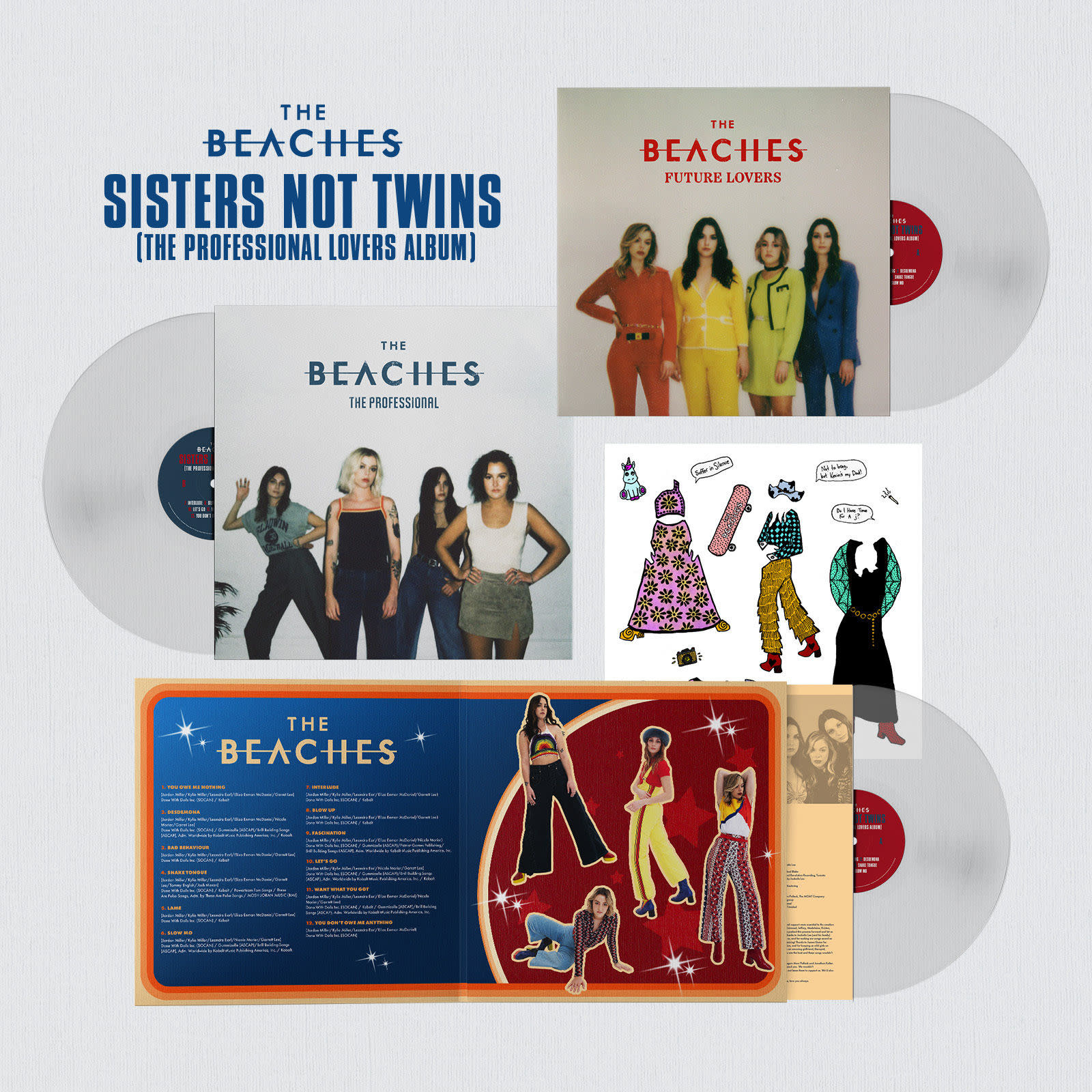 Beaches – Sisters Not Twins (The Professional Lovers Album)