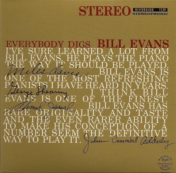 Bill Evans ‎– Everybody Digs Bill Evans