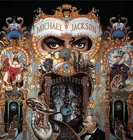 Michael Jackson – Dangerous (Red & Black Swirl)