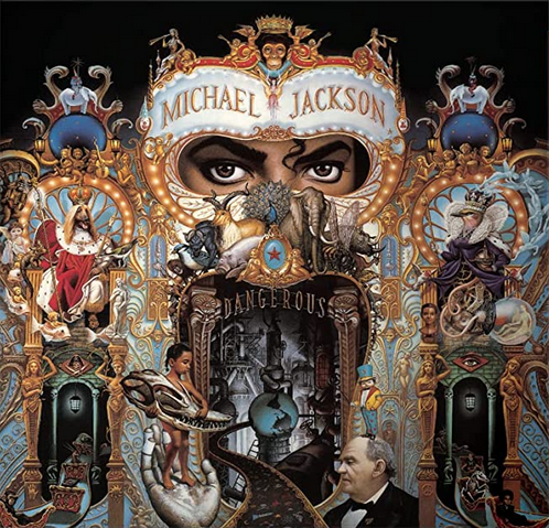 Michael Jackson – Dangerous (Red & Black Swirl)