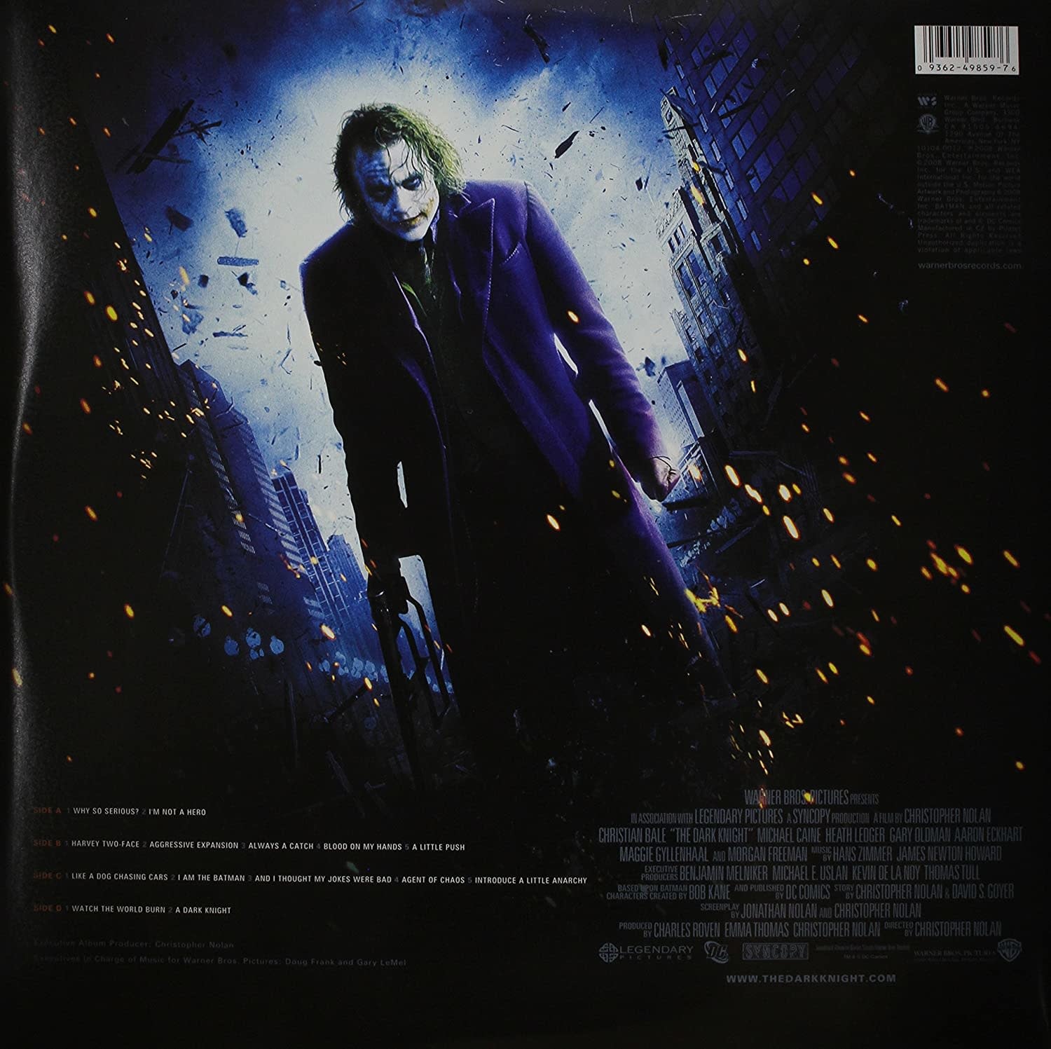 Hans Zimmer ‎– The Dark Knight (Original Motion Picture Soundtrack)