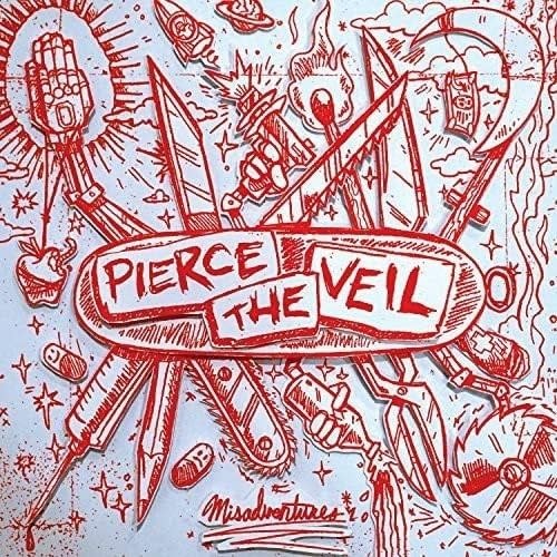 Pierce The Veil – Misadventures (Silver/Red Splatter)