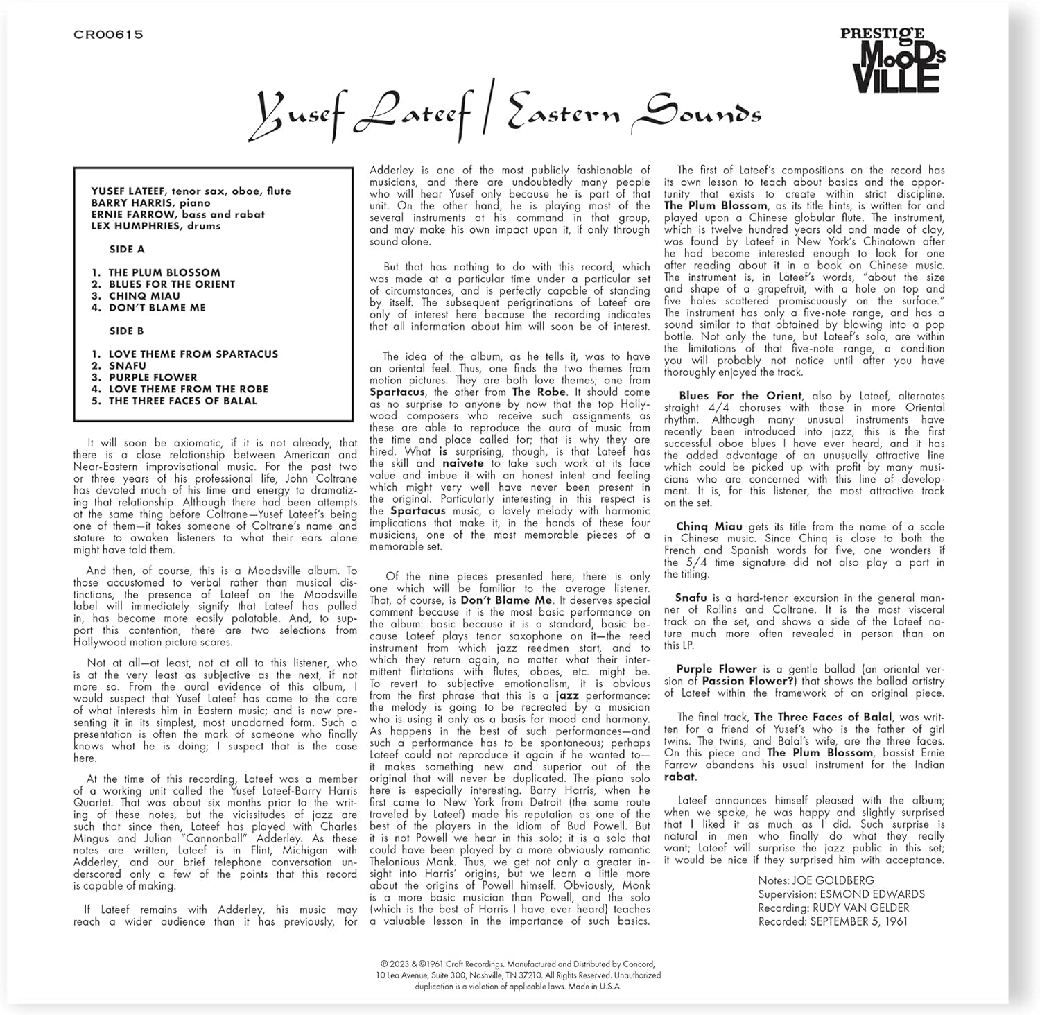 Yusef Lateef - Eastern Sounds