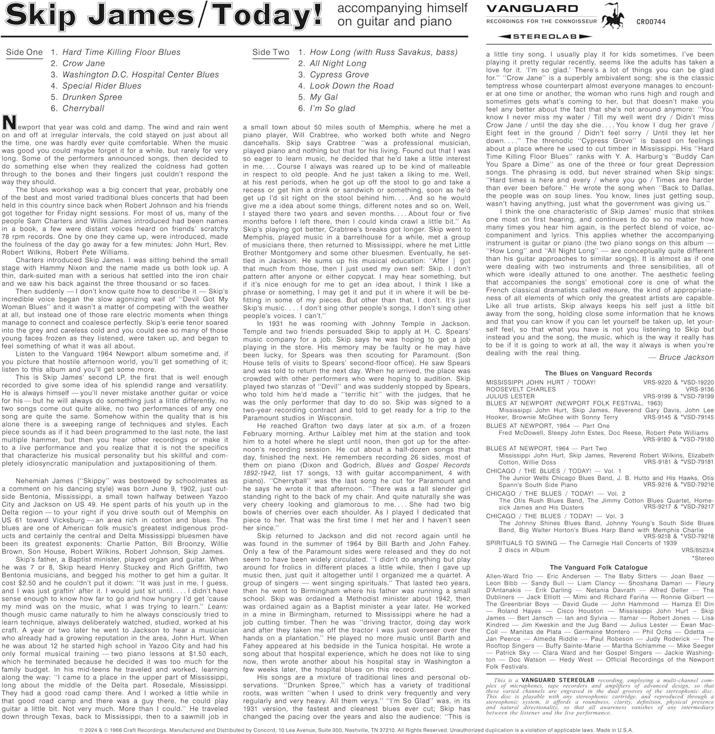 Skip James - Today!