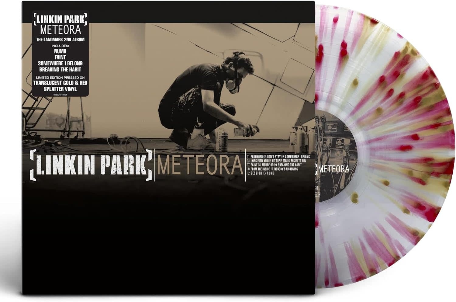 Linkin Park – Meteora (Red & Gold Splatter)
