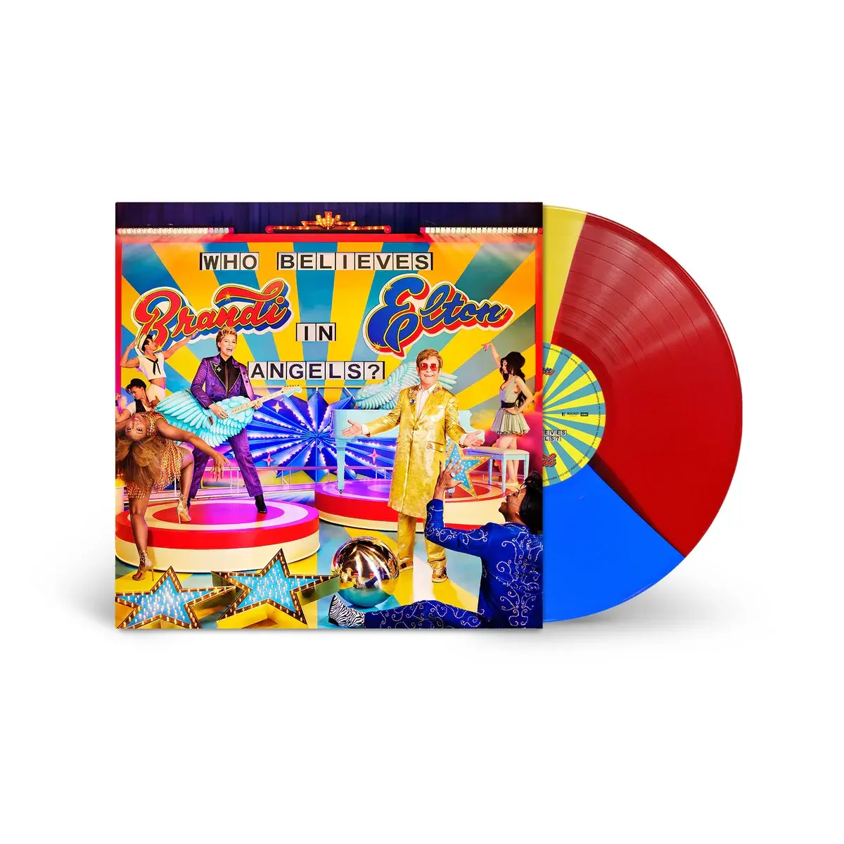 Elton John & Brandi Carlile - Who Believes In Angels ? (Tri-Colour Vinyl)