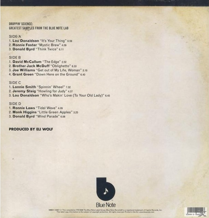 Various Artists - Droppin' Science: Greatest Samples From The Blue Note Lab