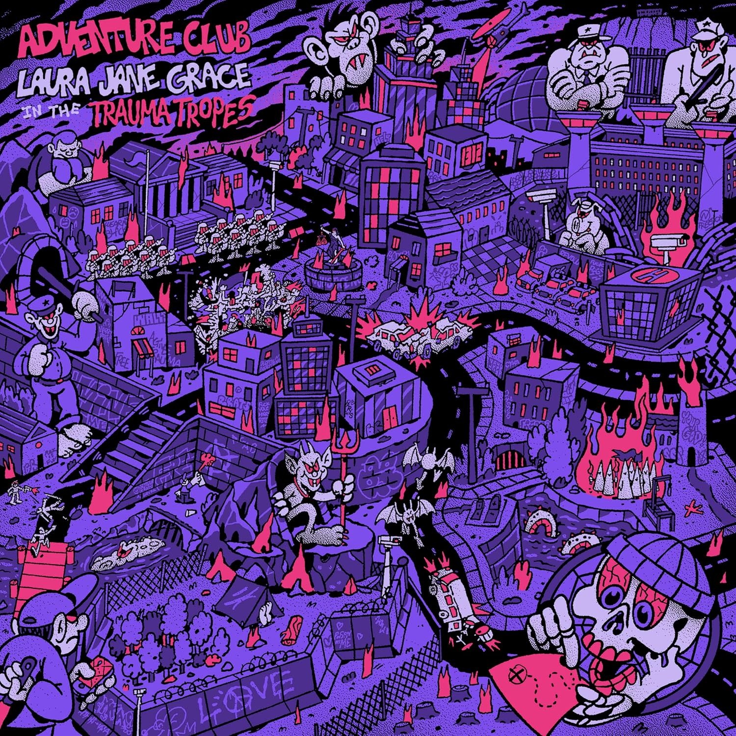 Laura Jane Grace - Adventure Club (Hot Pink Vinyl)
