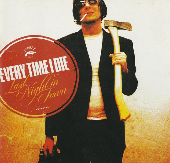 Every Time I Die - Last Night ln Town (White, Tangerine & Black Splatter)