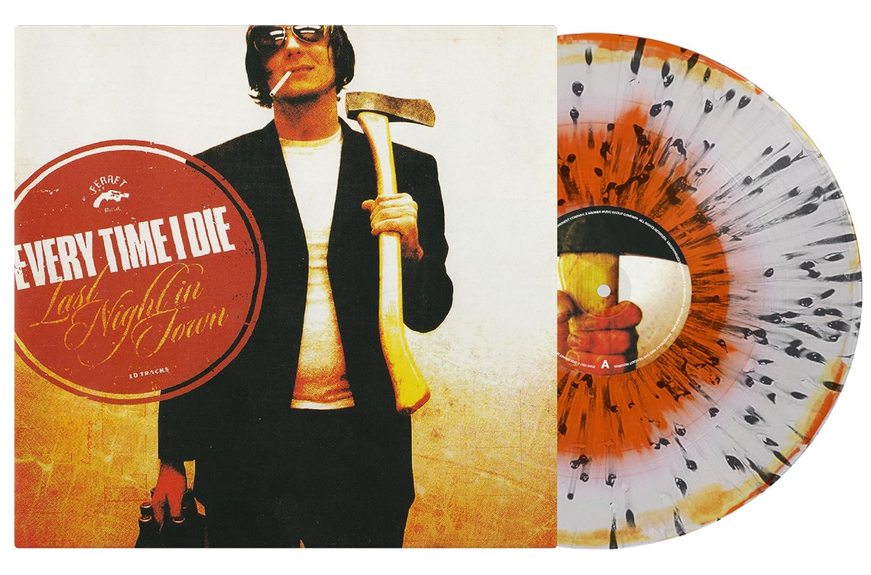 Every Time I Die - Last Night ln Town (White, Tangerine & Black Splatter)