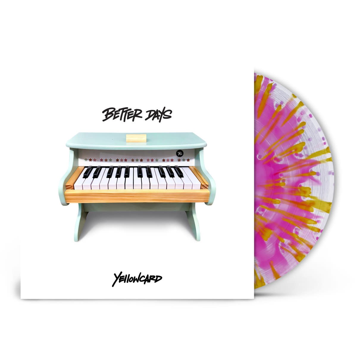 Yellowcard - Better Days (Pink & Yellow Splatter)
