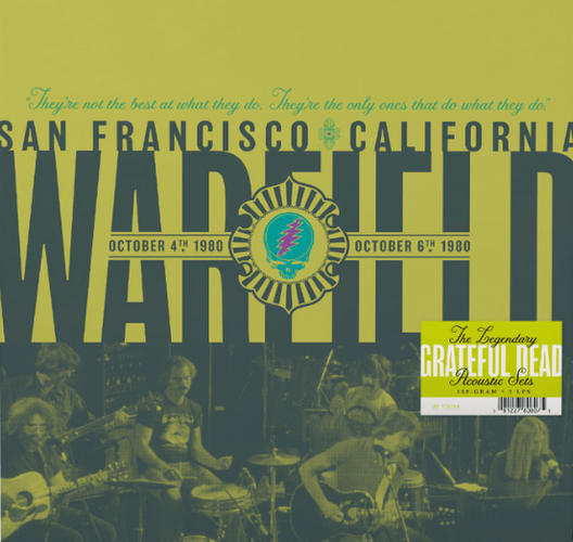 Grateful Dead - The Warfield, San Francisco, CA Oct 4 & 6, 1980