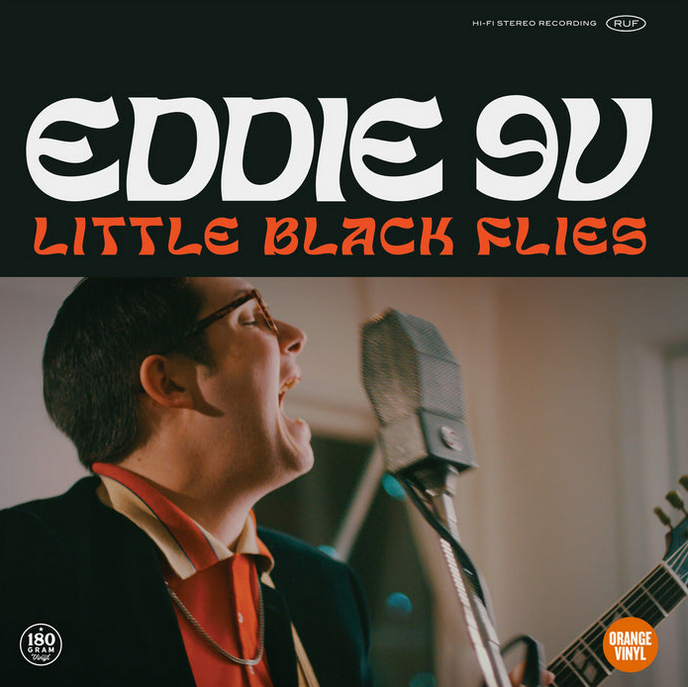 Eddie 9V - Black Flies (Orange)