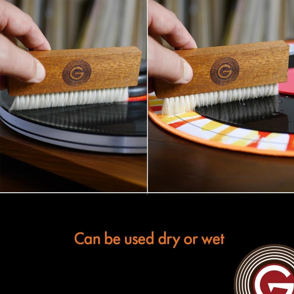 Goat Hair Vinyl Brush