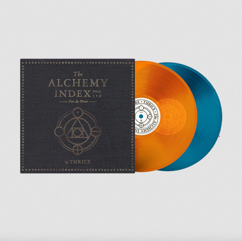 Thrice - The Alchemy Index Vols. 1 & 2: Fire & Water (Translucent Orange & Sea Blue)