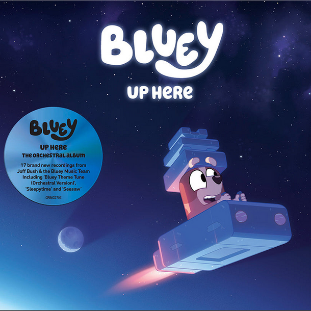 Bluey - Up Here (Translucent Blue)