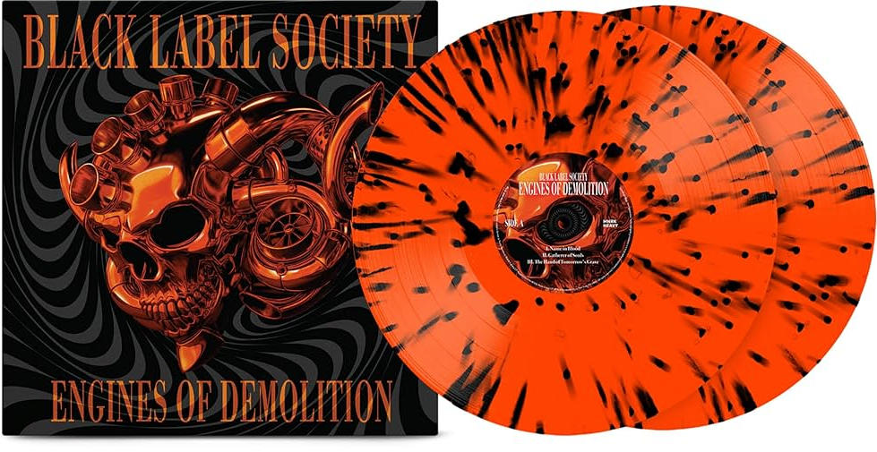 Black Label Society – Engines Of Demolition (Orange/Black Splatter)