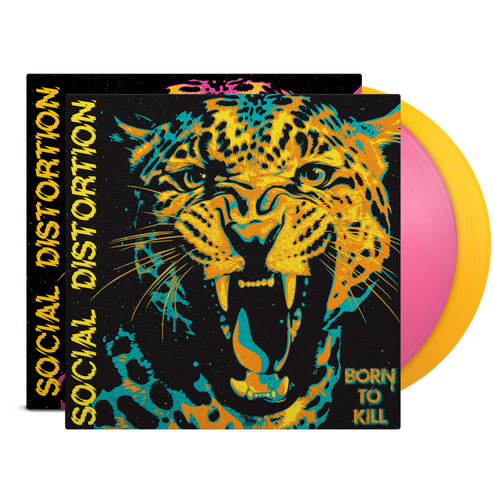 Social Distortion - Born To Kill (Pink & Yellow)