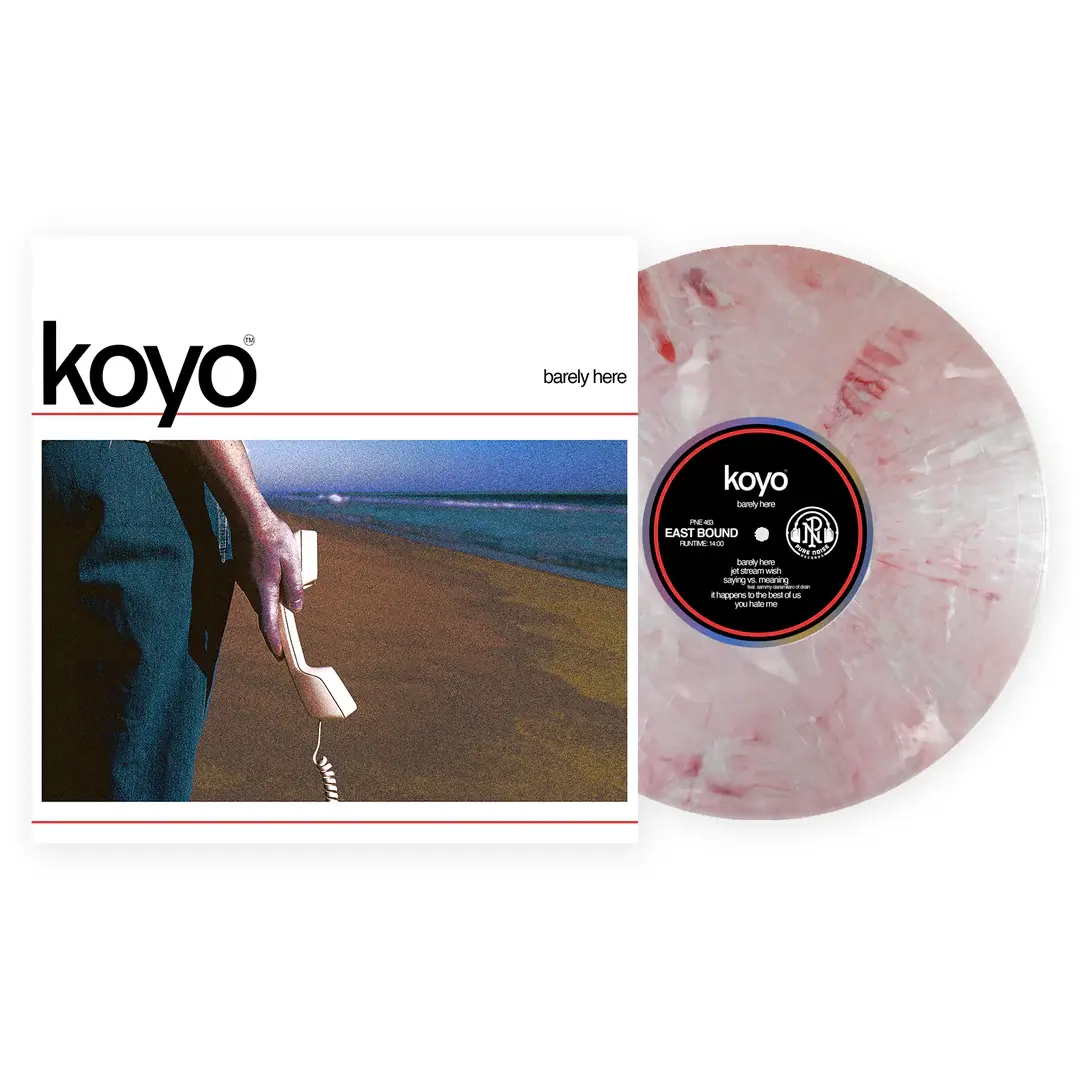 Koyo - Barely Here (Red & White Marble)