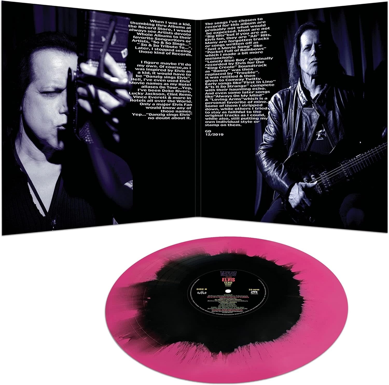 Danzig – Sings Elvis (Pink & Black Haze)