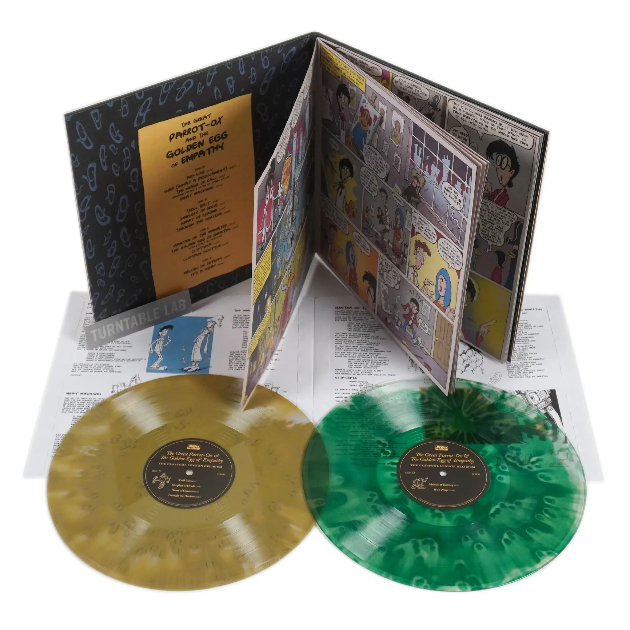 Claypool Lennon Delirium - Great Parrot-Ox & The Golden Egg Of Empathy (Cloudy Green & Gold)