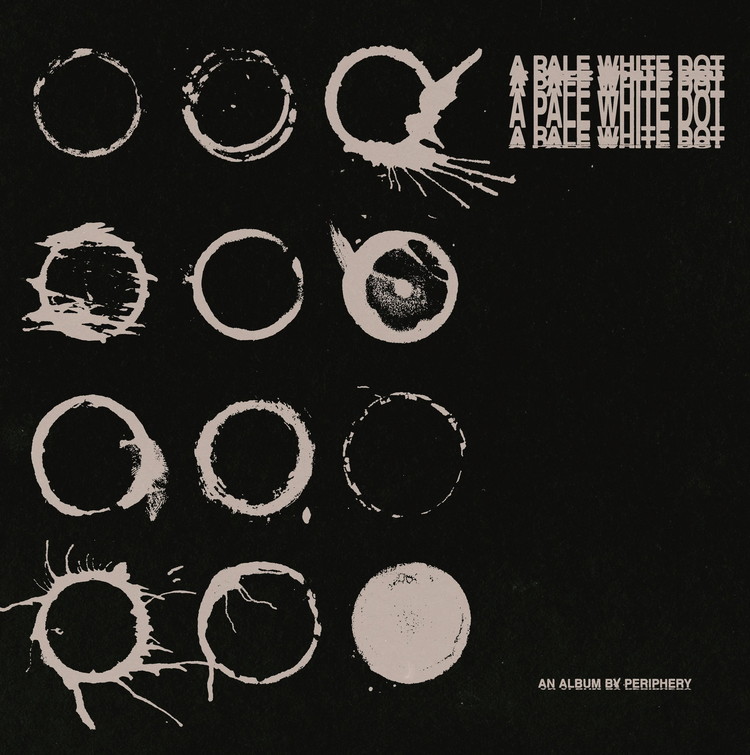 Periphery - A Pale White Dot (Black/White Splatter)