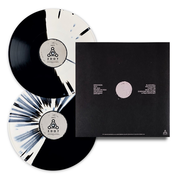 Periphery - A Pale White Dot (Black/White Splatter)