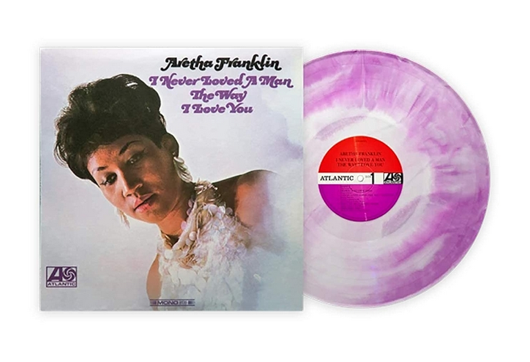 Aretha Franklin - I Never Loved A Man The Way I Love You (Purple/White Galaxy)