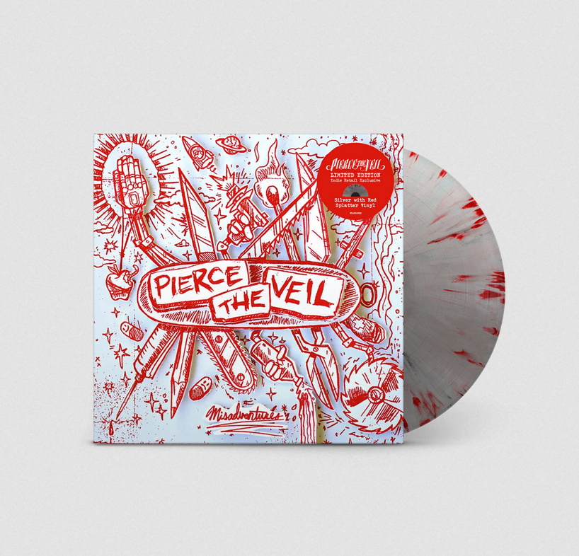 Pierce The Veil – Misadventures (Silver/Red Splatter)