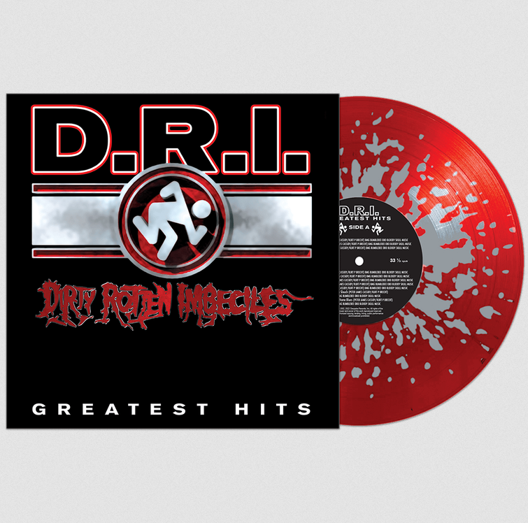 D.R.I. - Greatest Hits (Red & Silver Splatter)