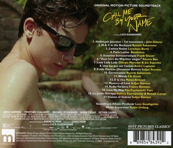 Soundtrack - Call Me By Your Name (Original Motion Picture Soundtrack)
