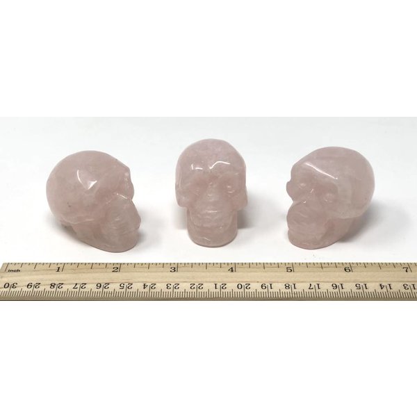  Rose Quartz - Skull (2 inch)