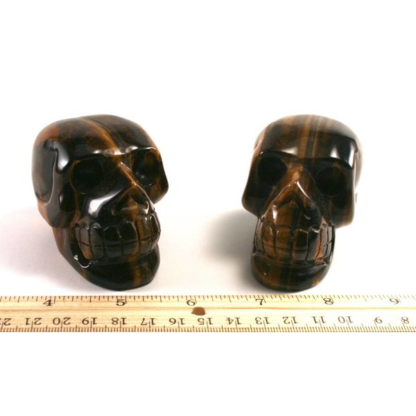  Tiger's Eye - Skull (3 inch)