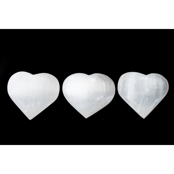  Selenite - Hearts (6-7 cm)