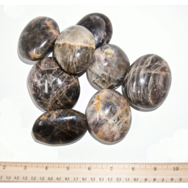  Black Moonstone - Gallets (1 kg parcel)