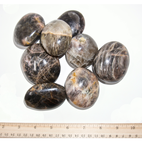 Black Moonstone - Gallets (1 kg parcel)