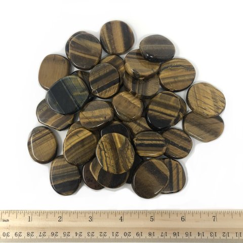 Tiger's Eye - Palm Stone Small (1 lb parcel)