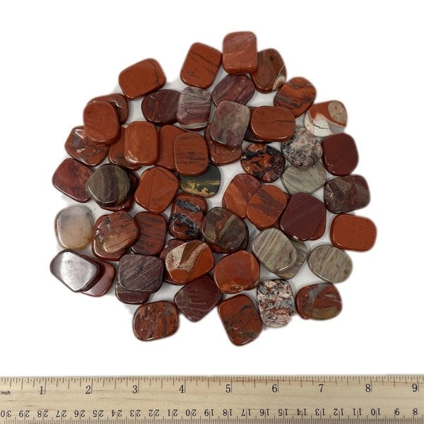  Brecciated Jasper - Palm Stone Small (1 lb parcel)