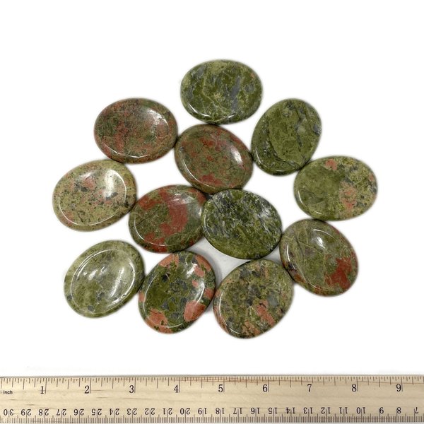  Unakite - Worry Stone (12 piece parcel)