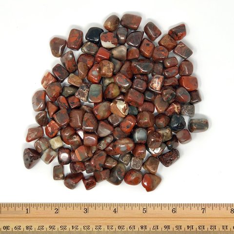 Brecciated Jasper - Tumbled Micro (1 lb parcel)