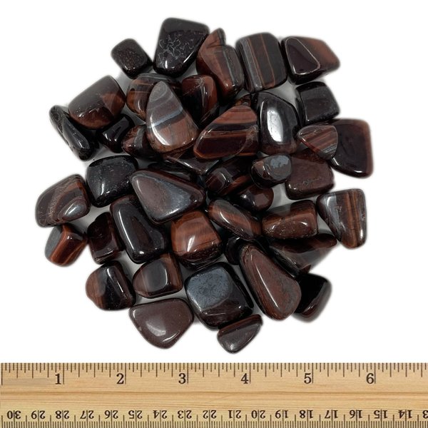  Red Tiger's Eye - Tumbled Small (1 lb parcel)