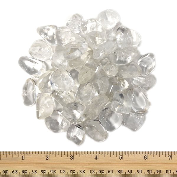  Clear Quartz - Tumbled Small (1 lb parcel)