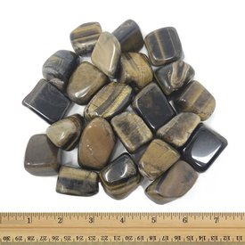  Tiger's Eye - Tumbled XL (1 kg parcel)