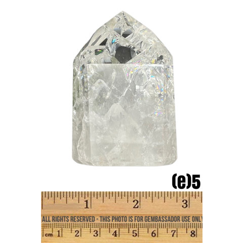 Crackle Quartz - Polished Point (e5)