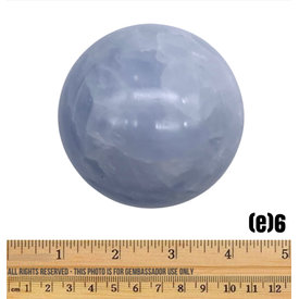 (e6) Blue Calcite - Sphere (e6)