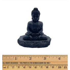  Shungite - Compression Figurine - Buddha