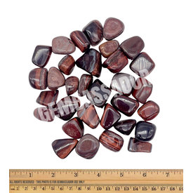  Red Tiger's Eye - Tumbled Large (1 lb parcel)