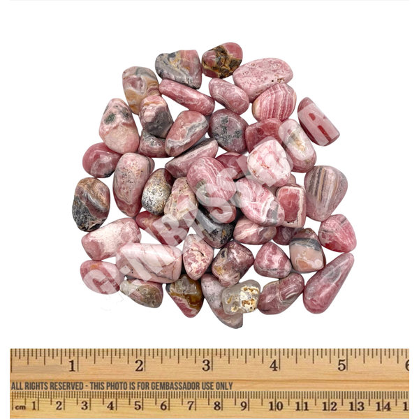  Rhodochrosite - Tumbled (1/2 lb parcel)